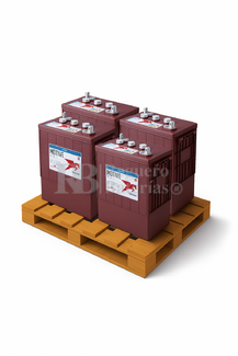 4 Bateras TROJAN L16G-AC |  6 Voltios 433 Amperios C100 